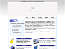 Tablet Screenshot of kleenip.net